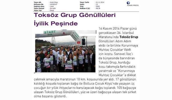 Toksöz Group Volunteers are in Pursuit of Kindness